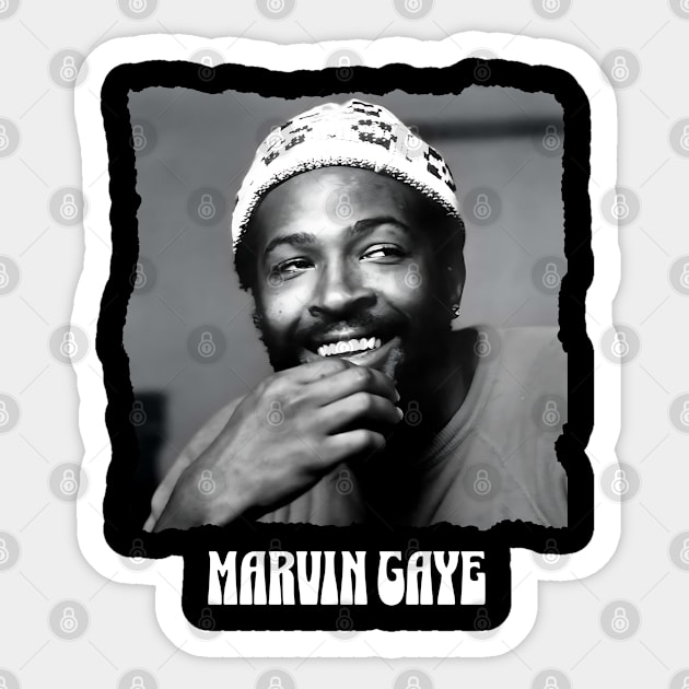 Marvin Gaye Sticker by UrbanLifeApparel